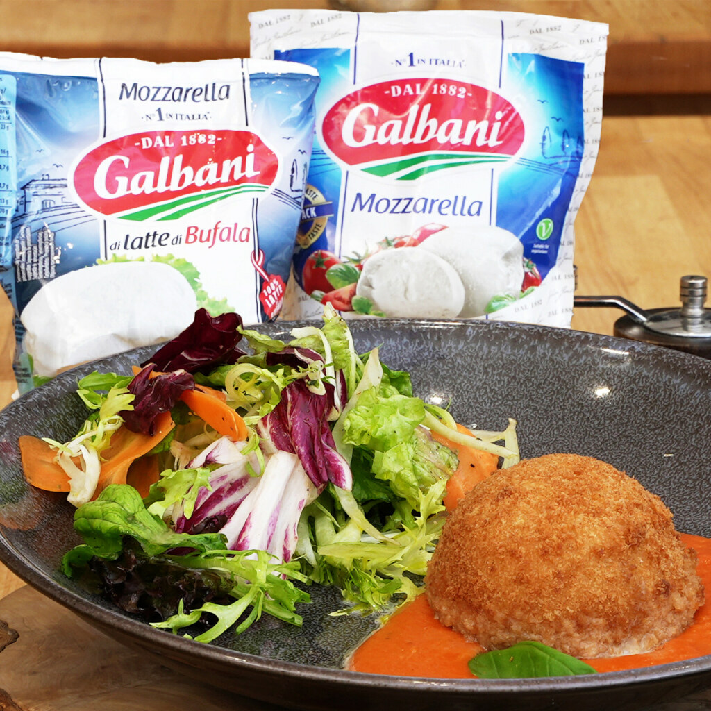 Stuffed and Fried Galbani® Mozzarella Ball - Lactalis Professional | Foodservice