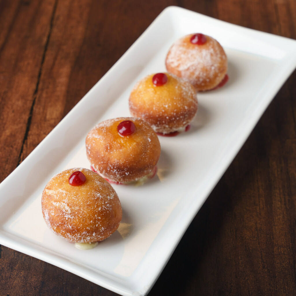 Cricket St Thomas Whipped Brie Donuts with Cranberry Sauce - Lactalis Professional | Foodservice